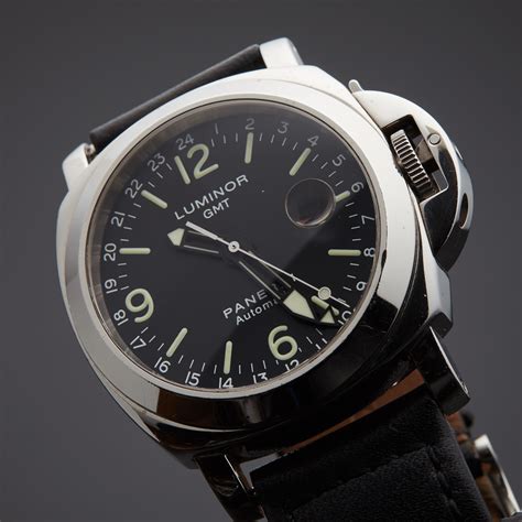 luminor gmt panerai automatic precio|Panerai Luminor automatic with date.